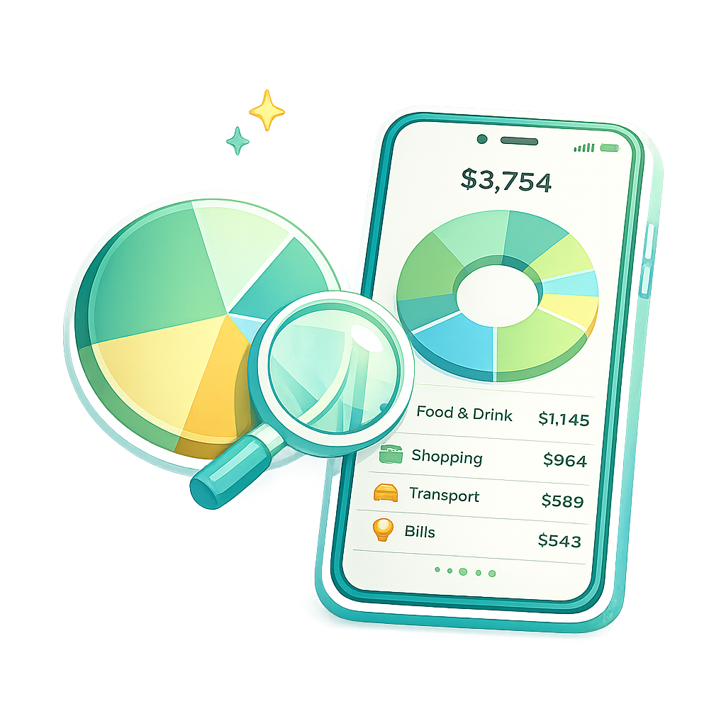Clover spending and account reports revealing financial patterns